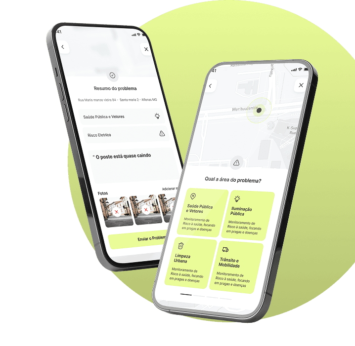 Mockup do aplicativo Zelando